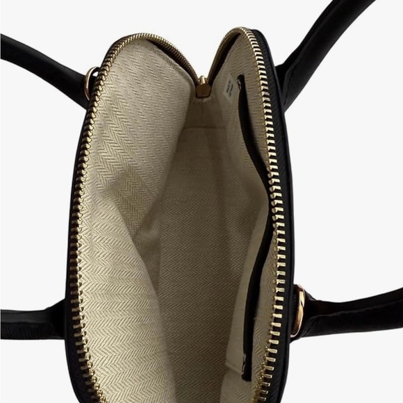 Tory Burch Emerson Mini Dome Satchel Crossbody – Black Saffiano Leather NWT - Picture 9 of 13